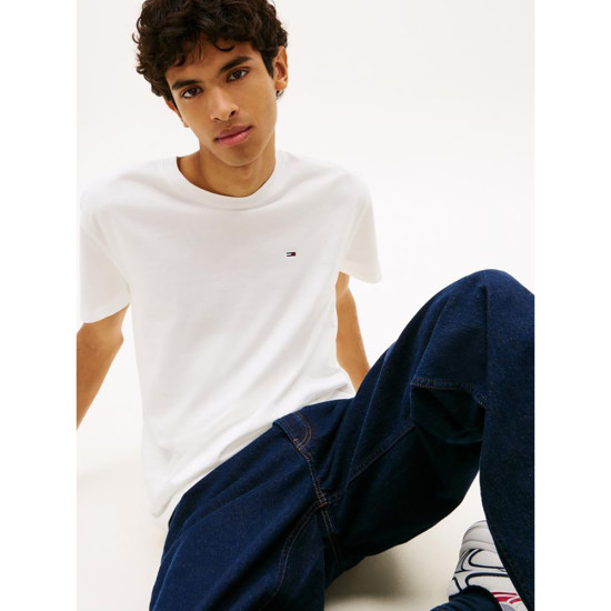 Tommy Hilfiger Ανδρική κοντομάνικη μπλούζα  Regular Flag Short Sleeve T-Shirt